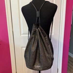 Victoria's Secret Glittery Black Backpack